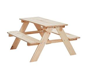 Happy People 75205 - Set di mobili per Bambini, in Legno, Colore: Naturale