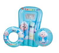 Happy People - Cocomelon 3er Strandset - Pallanuoto,Anello Gonfiabile &