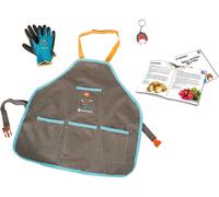 Happy People Gardena 16868 Bambini Giardino Set Con Grembiule Guanti Libro