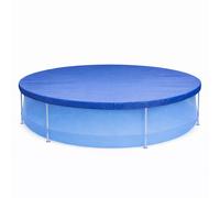 Happy People Pool Abdeckung Stahwandbecken Rund 270 cm Poolplane Gummizug