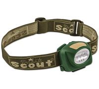 Happy People SCOUT - Lampada frontale a LED, 7 LED potenti, 3 impostazioni di pressione di un pulsante: 2, 4 lampadine a LED bianche o 3 LED rossi,