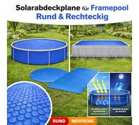 Happy People Solarplane Piscina Solarabdeckplane Rettangolare Rotonda