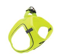 Happy Pets Pettorina per cani gialla, extra forte, morbida, imbottita, con maniglia facile da afferrare e fibbie di bloccaggio, taglia L