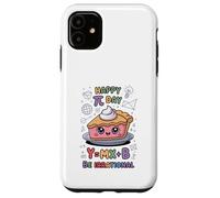 Happy Pi Day Pizza Math Nerd Funny Teacher Men Women Kids Custodia per iPhone 11
