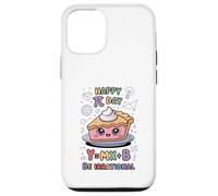 Happy Pi Day Pizza Math Nerd Funny Teacher Men Women Kids Custodia per iPhone 12/12 Pro