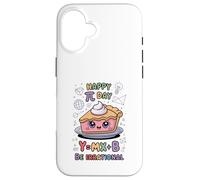 Happy Pi Day Pizza Math Nerd Funny Teacher Men Women Kids Custodia per iPhone 16