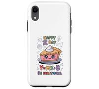 Happy Pi Day Pizza Math Nerd Funny Teacher Men Women Kids Custodia per iPhone XR
