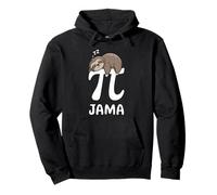 Happy Pi Pajama PI 3.14 PI Number Symbol Sloth Felpa con Cappuccio