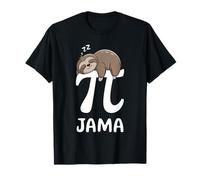 Happy Pi Pajama PI 3.14 PI Number Symbol Sloth Maglietta