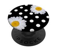 Happy Playful, ciondolo retrò a pois a forma di margherita Shapes Mania PopSockets PopGrip Adesivo