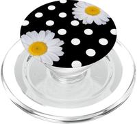Happy Playful, ciondolo retrò a pois a forma di margherita Shapes Mania PopSockets PopGrip per MagSafe