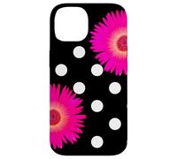 Happy Playful, ciondolo retrò a pois rosa a forma di margherita Shapes Mania Custodia per iPhone 14