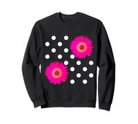 Happy Playful, Ciondolo retrò a Pois Rosa a Forma di Margherita Shapes Mania Felpa