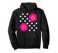 Happy Playful, Ciondolo retrò a Pois Rosa a Forma di Margherita Shapes Mania Felpa con Cappuccio