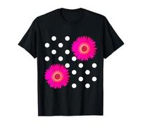 Happy Playful, Ciondolo retrò a Pois Rosa a Forma di Margherita Shapes Mania Maglietta