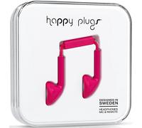Happy Plugs 7709 Auricolari Earbud, Rosso Ciliegia