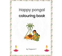 Happy pongal colouring book: pongal celebration colouring