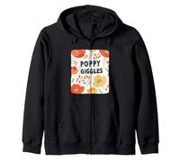 Happy Poppy Giggles per Un Bel Look Estivo Felpa con Cappuccio
