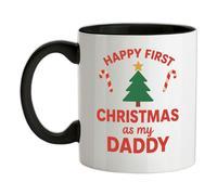 Happy Primo Natale Come My Daddy - Tazza IN Ceramica - 1st Carino Papà Love