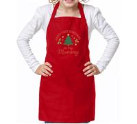 Happy Primo Natale Come My Mummia - Unisex Bambini Grembiule - 1st Cute Mamma