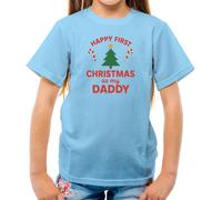 Happy Primo Natale Come My Papà - T-Shirt - 1st Carino Papà Natale Love