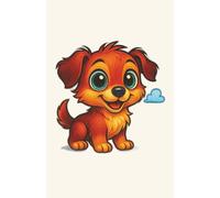 Happy Puppy Smiles: Adorable cartoon dog notebook for writing, drawing, or daily doodles.
