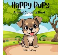 Happy Pups: Animal Coloring Book