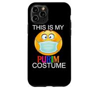 Happy Purim Costume funny Jewish Face Mask Custodia per iPhone 11 Pro