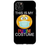 Happy Purim Costume funny Jewish Face Mask Custodia per iPhone 11 Pro Max