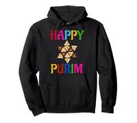 Happy Purim Costume Funny Jewish Felpa con Cappuccio
