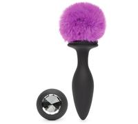 Happy Rabbit Butt Rechargeable Rabbit Bunny Tail Vibrating Anal Plug Anale Vibe