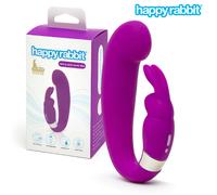 Happy Rabbit G-Spot Clitoral Curve Dual Vibe Stimolatore Doppio Femminile