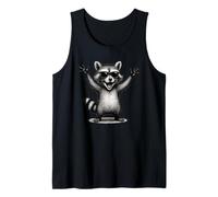 Happy Racoon Divertente Piccolo Procione Baby Ridere Racoon Canotta