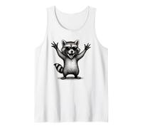 Happy Racoon Divertente Piccolo Procione Baby Ridere Racoon Canotta