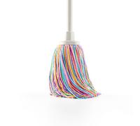 Happy Rainbow - Mocio Microfibra riciclata Super Assorbente con Vite Universale Testa Extragrande 22 cm Sostenibile e Resistente per Pulizia di Pavimenti e Casa
