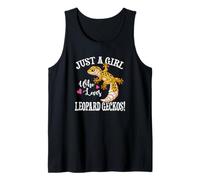 Happy Reptile Just A Girl Who Loves Leopard Geckos Lover Canotta
