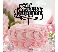 Happy Retirement Citazione Mr And Mrs Wedding Cake Toppers Personalizzare Country Bride and Groom Cake Topper per addio al nubilato Decorazione per feste di addio al nubilato Regali di nozze per