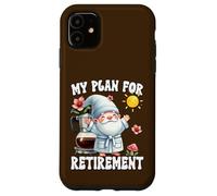 Happy Retirement Gnome Dad For Coffee Lover Finally Retired Custodia per iPhone 11