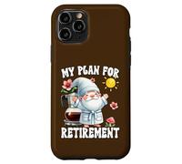 Happy Retirement Gnome Dad For Coffee Lover Finally Retired Custodia per iPhone 11 Pro