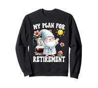 Happy Retirement Gnome Dad For Coffee Lover Finally Retired Felpa
