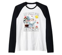 Happy Retirement Gnome Dad For Coffee Lover Finally Retired Maglia con Maniche Raglan