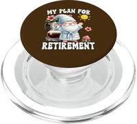 Happy Retirement Gnome Dad For Coffee Lover Finally Retired PopSockets PopGrip per MagSafe