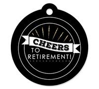 Happy Retirement - Retirement party favor Gift TAGS (set di 20)