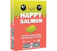 Asmodee - Happy Salmon Grab & Game, Gioco da Tavolo, dai Creatori di Exploding Kittens, 6+ Anni, 3-8 Giocatori, Edizione in Italiano