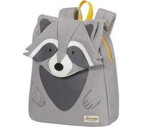 Happy Sammies Eco - Zaino per Bambini S, 27,5 Cm, 7,5 L, Grigio (Raccoon Remy)