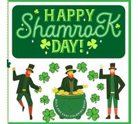 Happy Shamrock Day Bold and Easy Coloring Book: Simple and Cute Saint Patrick's Day inspired images for Adults, Teens, and Kids (Easy & Bold)