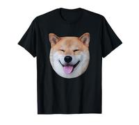 Happy Shiba Inu Shirt Doge Meme Smile Furry Dog T Shirt Rosa Maglietta