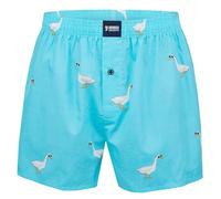 Happy Shorts Boxer americano da uomo, Oca - Goose, L