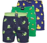 Happy Shorts X Boxer Uomo Boxer Boxer e Pantaloncini con Sospensione, design 16, M