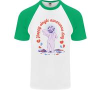 Happy Singolo Consapevolezza Giorno DA UOMO S/S Baseball T-Shirt